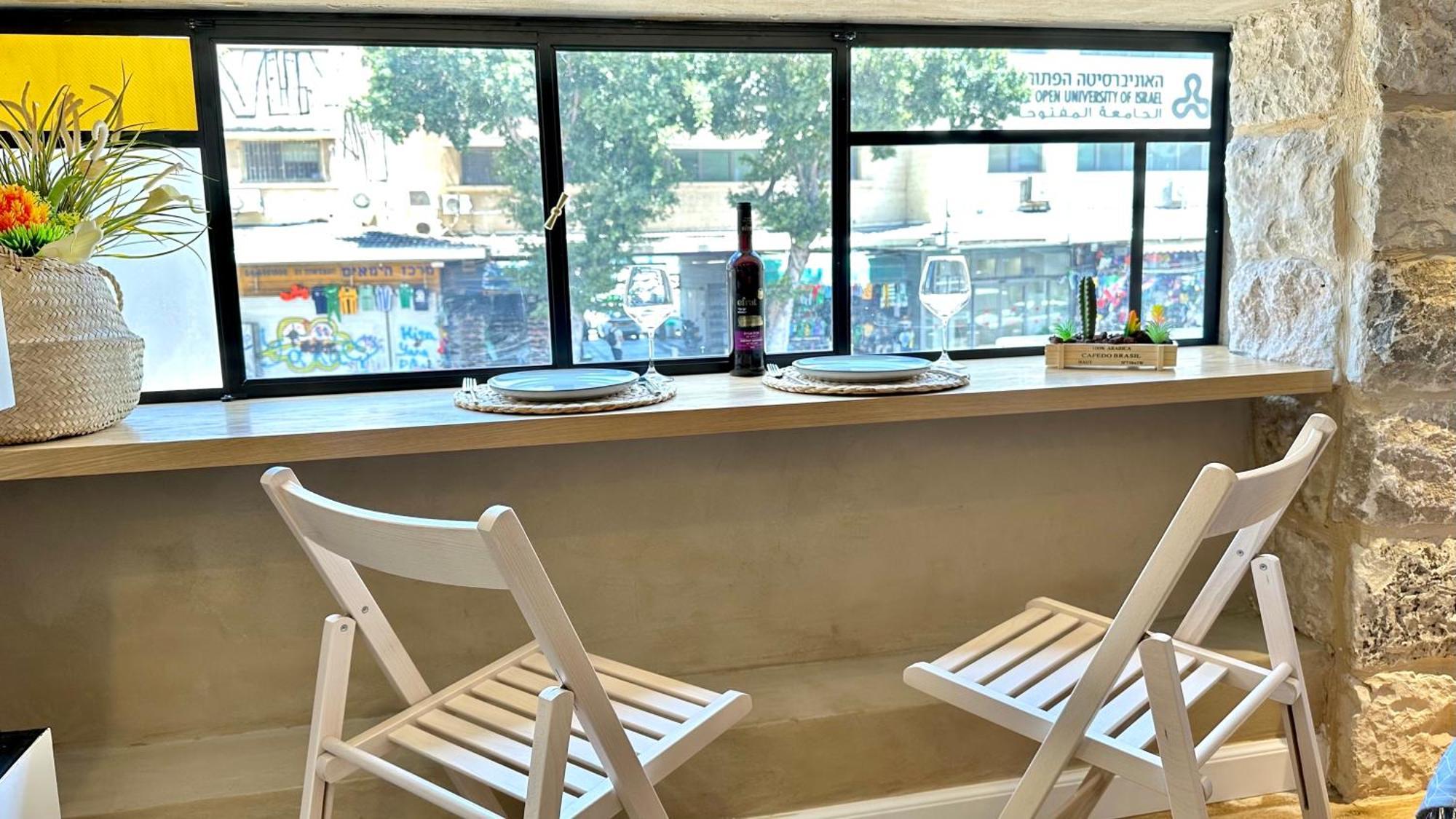 Boutique Apartment In Heart Of Haifa Exteriör bild
